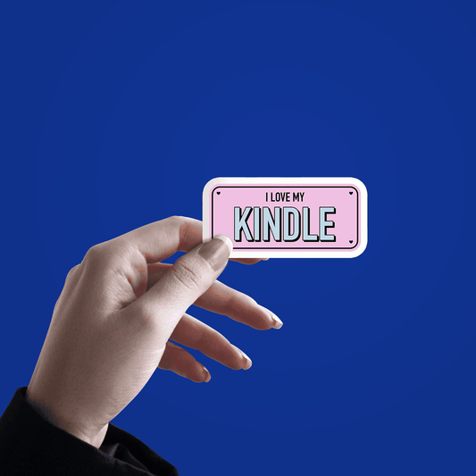 I Love My Kindle Sticker - sticckiz.com