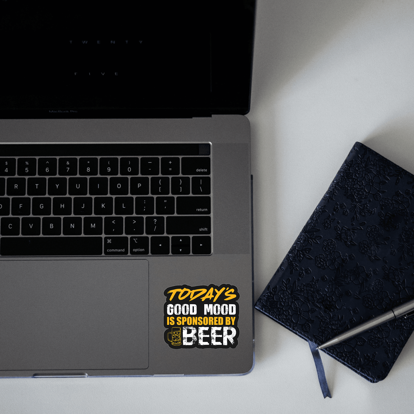 Today's Good Mood Is Sponsored By Beer Sticker - sticckiz.com
