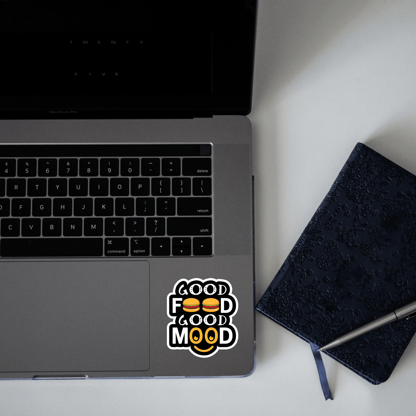 Good Food Good Mood Sticker - sticckiz.com