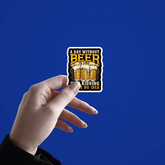 A day without beer sticker - sticckiz.com