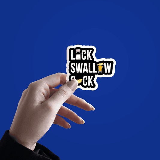 Lick Swallow Suck Sticker - sticckiz.com