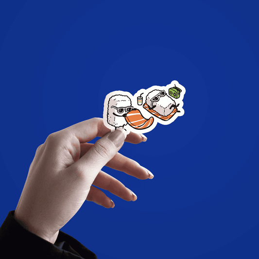 Sushi on the Beach Sticker - sticckiz.com