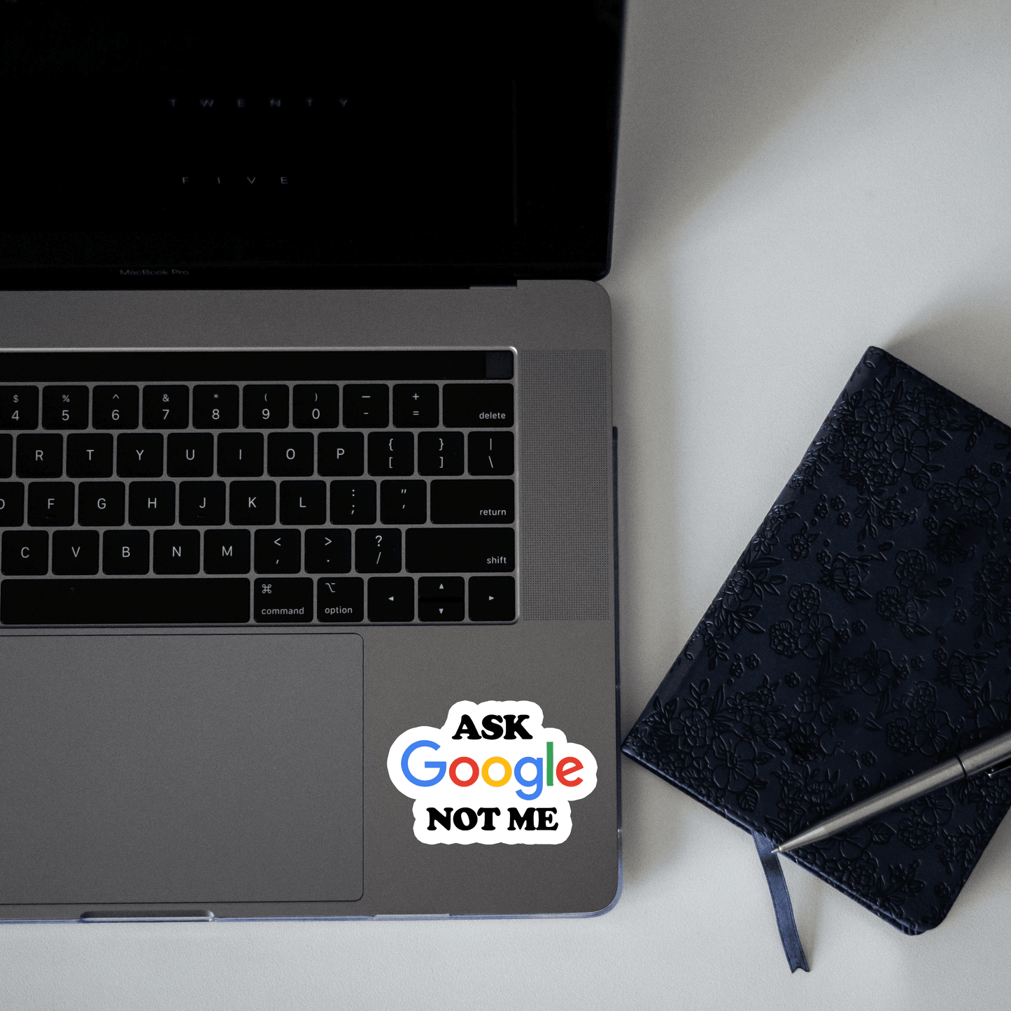 Ask Google not me Sticker - sticckiz.com