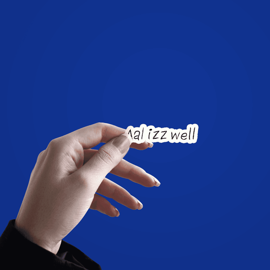 All izz well Sticker - sticckiz.com