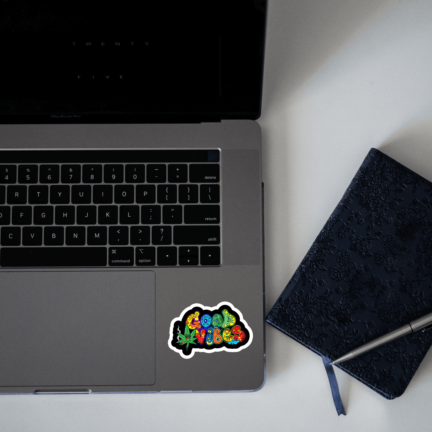 Good Vibes Trippy Sticker - sticckiz.com