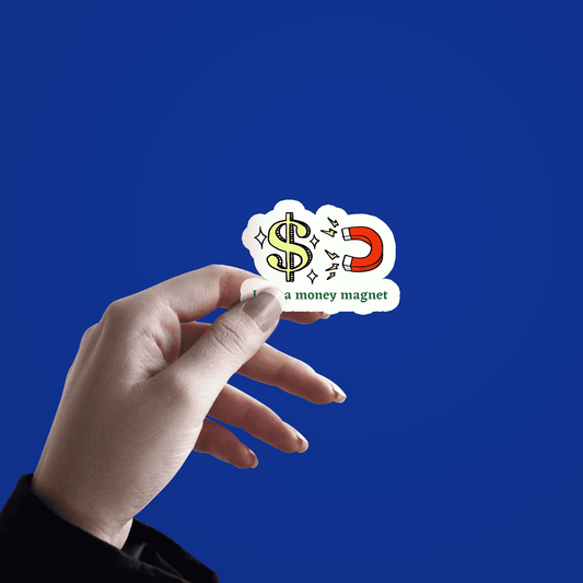 I am Money Magnet Sticker - sticckiz.com