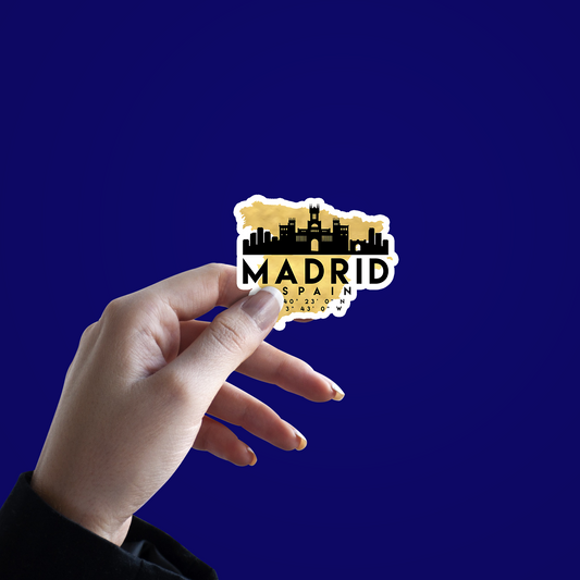 Madrid Spain Sticker