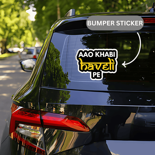 Aao Kabhi Haveli Pe Sticker - sticckiz.com