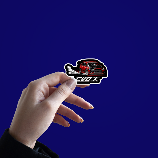EVO X Sticker