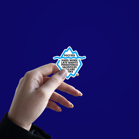Success mountain Sticker