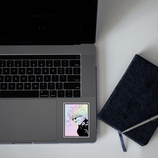 Satoru Gojo V2 Holographic Sticker - sticckiz.com