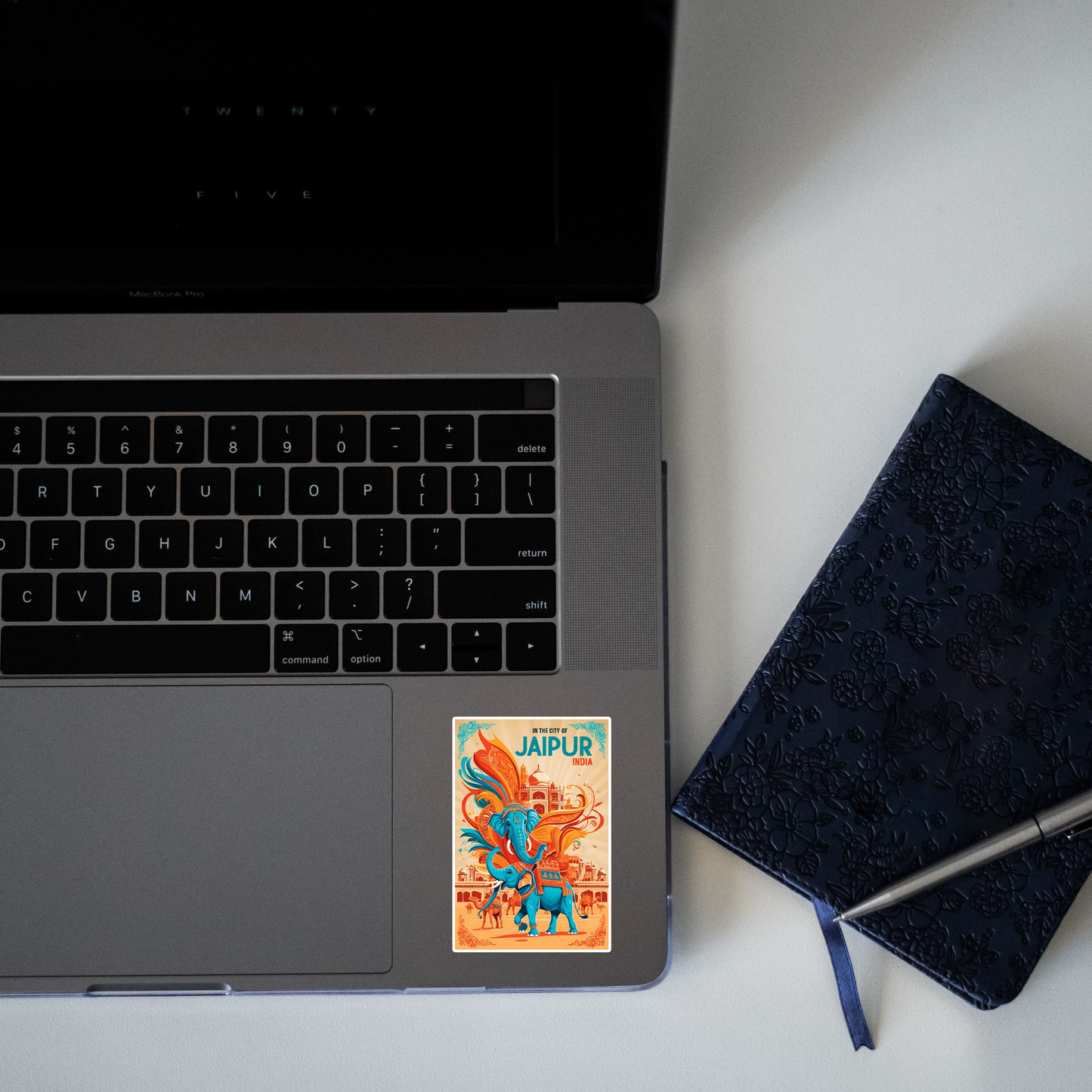 Jaipur card Sticker