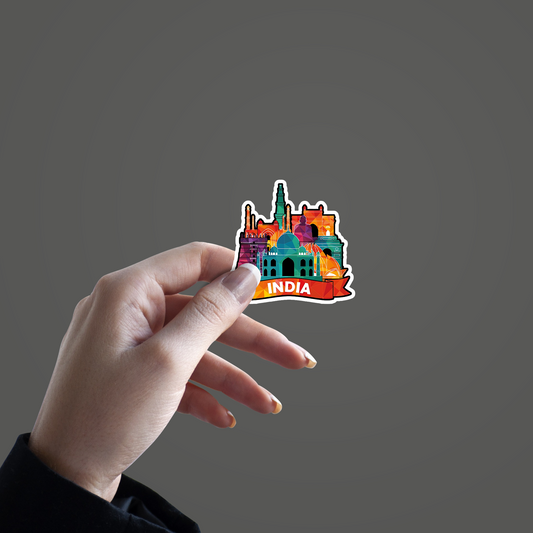 India Vector Art Sticker
