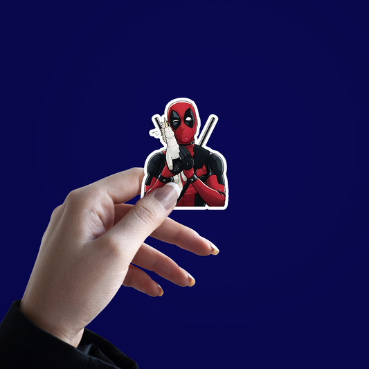 Deadpool Marvel comic Character Sticker