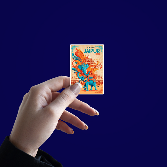 Jaipur card Sticker