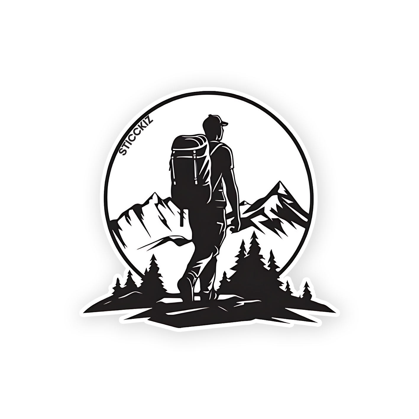 Men on Adventure Sticker