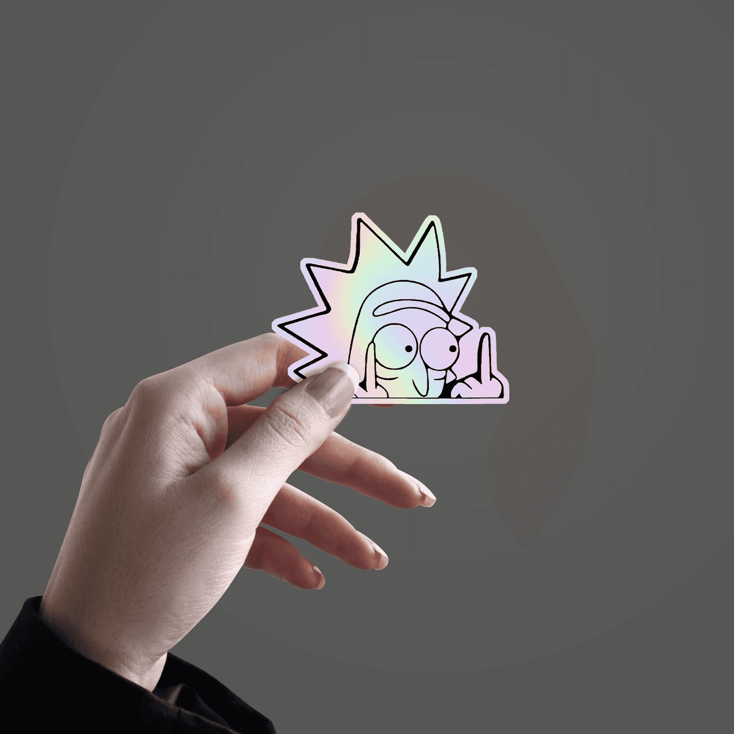 Rick Sanchez Holographic Sticker - sticckiz.com