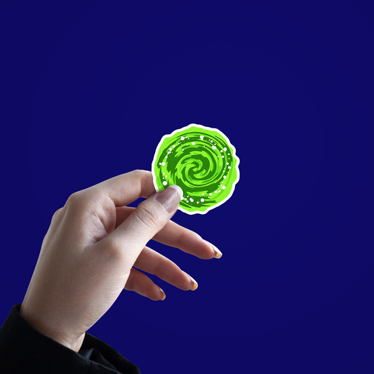 Rick and Morty Portal Sticker