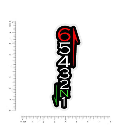 motorbike gear bumper sticker - sticckiz.com