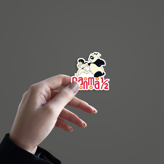 Ranma 1/2 panda Genma sticker