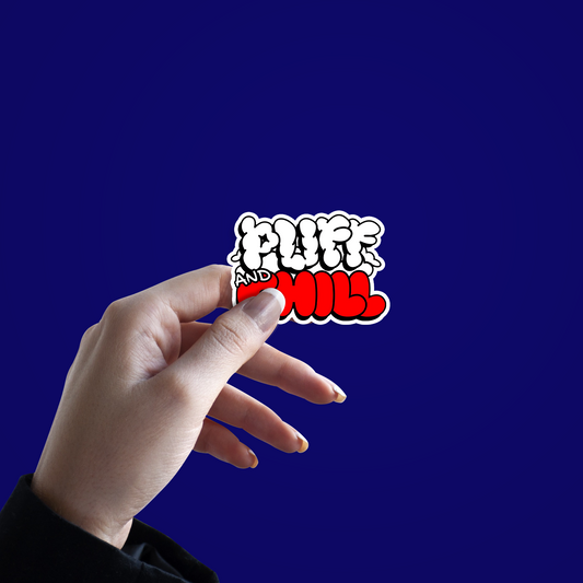 Puff and Chill Sticker