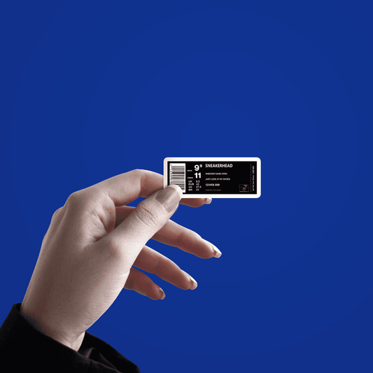 sneakerhead card sticker - sticckiz.com