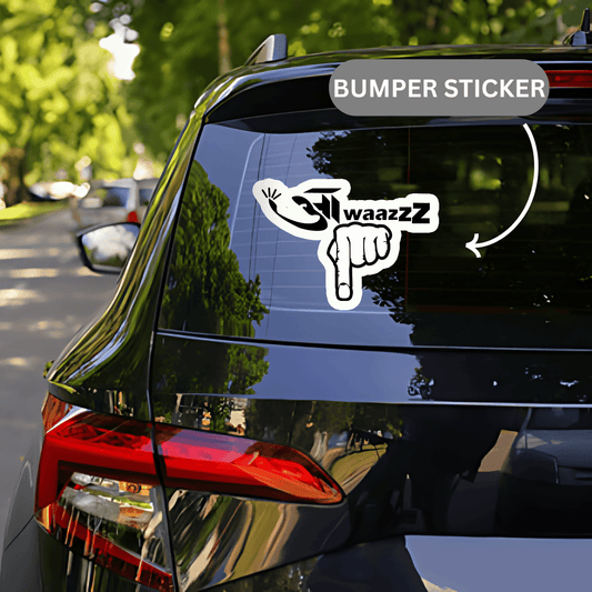 O Waazzz Sticker - sticckiz.com