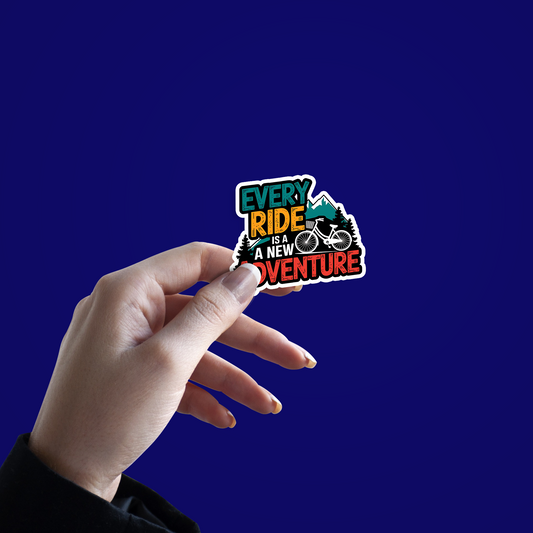 Every Ride is a new Adventure Sticker