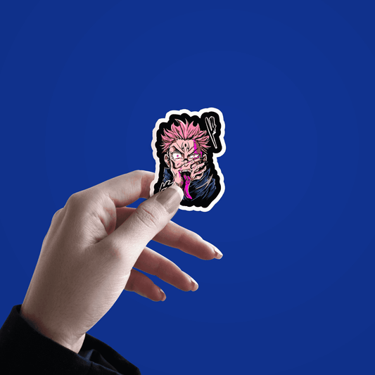 sukuna jujutsu kaisen sticker - sticckiz.com