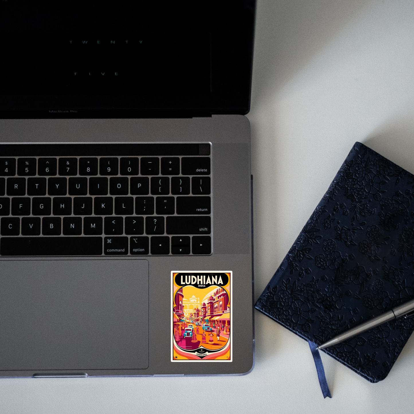 Ludhiana card Sticker