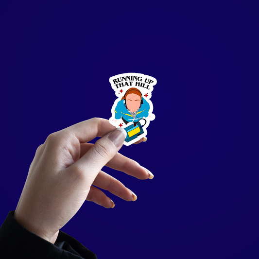 Running Up That Hill - Stranger Things Sticker