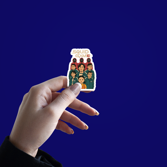 Squid game Main Characters Sticker