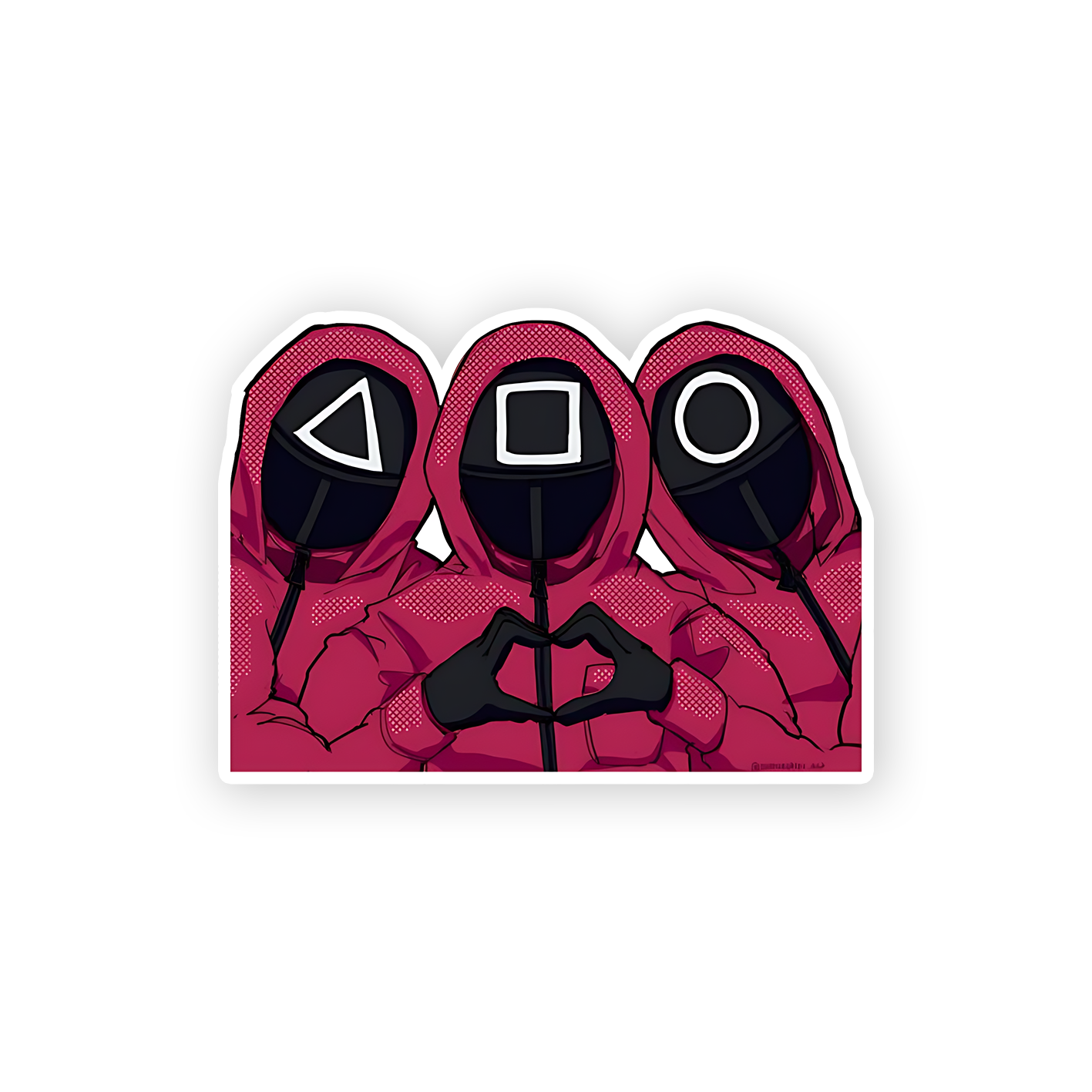Squid Game all Staff Cute sticker