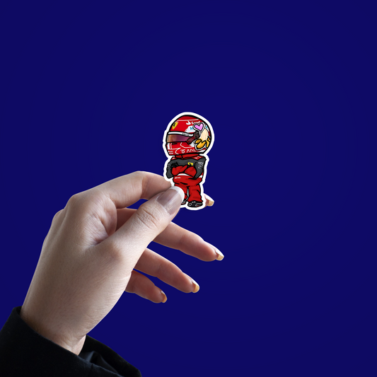 F1 racer new Sticker
