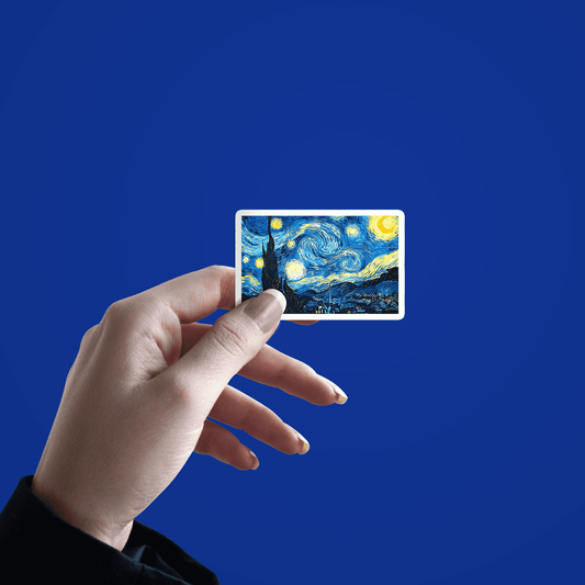 van gogh starry night sticker - sticckiz.com