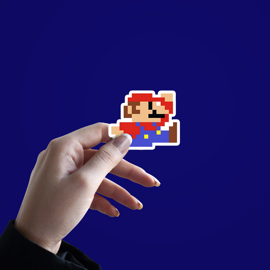 Mario pixeled Sticker