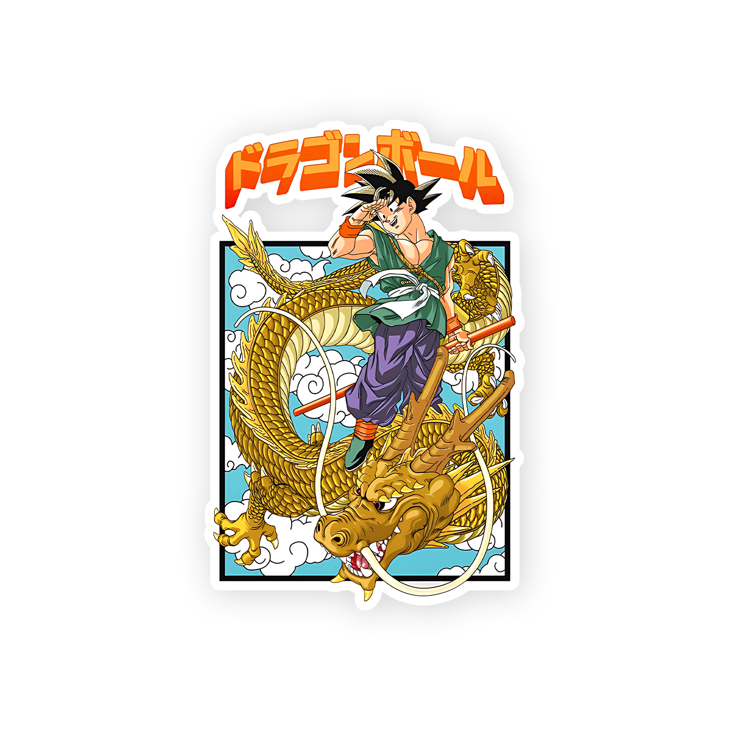 Dragon & son Goku Sticker