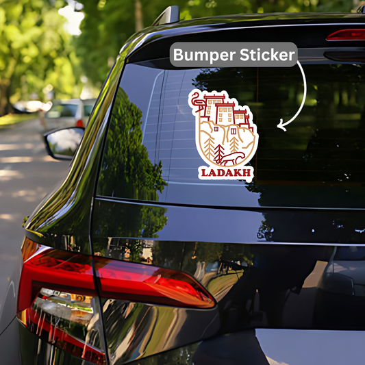 Ladakh India Bumper Sticker