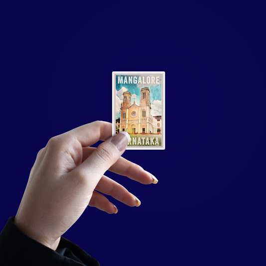 Mangalore karnataka card Sticker