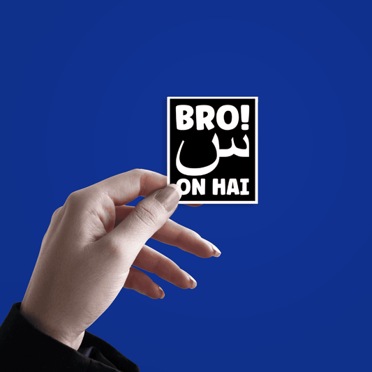 Bro Scene On Hai Sticker - sticckiz.com