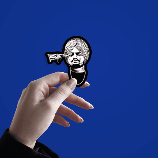 Moosewala Art Sticker - sticckiz.com