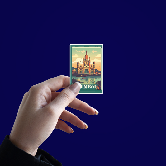 Mumbai card Sticker