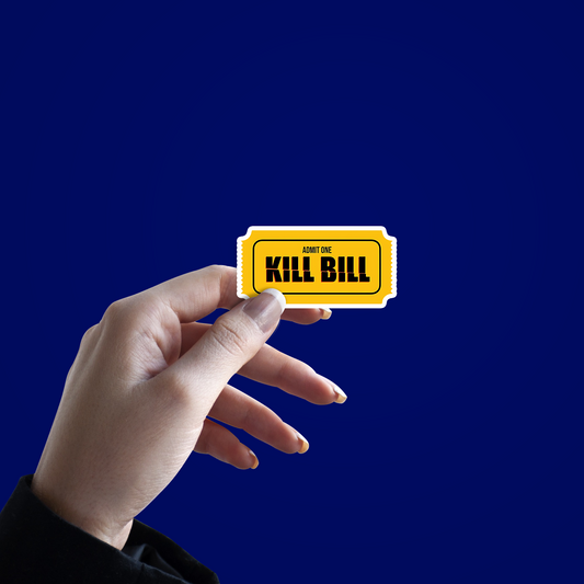 Kill Bill Ticket Sticker