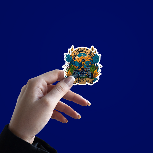 Life is a Jouney enjoy the ride Sticker