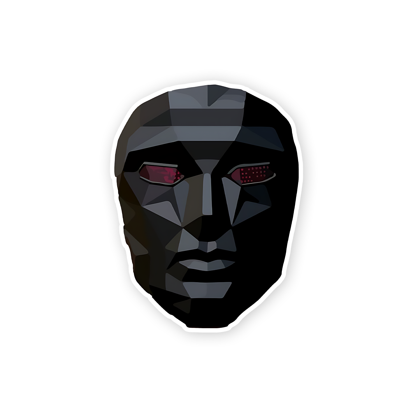 Squid Game Master Mask Sticker