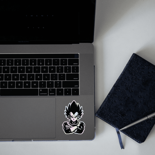 Vegeta Holographic Sticker - sticckiz.com