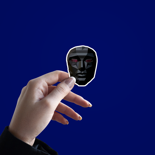 Squid Game Master Mask Sticker