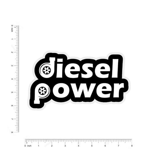 diesel power bumper sticker - sticckiz.com