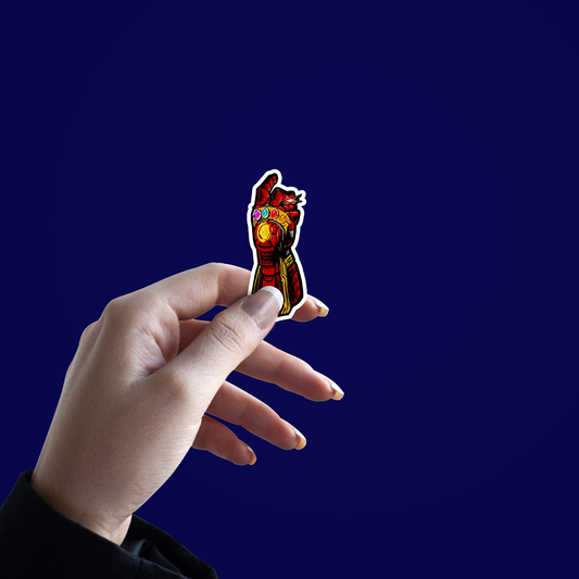 Iron man Nano Gauntlet Sticker