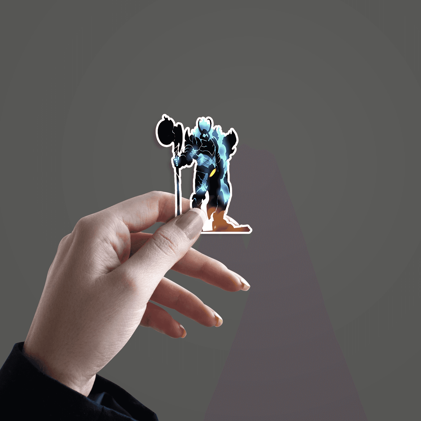Iron From Solo Levelling Sticker - sticckiz.com